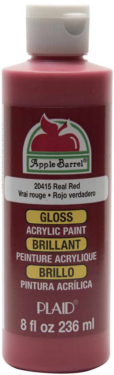 Apple Barrel Gloss Acrylic Paint 8Oz-Red